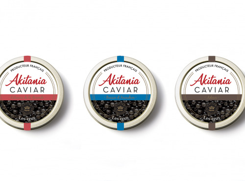 Akitania, Caviar d'Aquitaine - Coffret Les Crus Akitania 3x10g