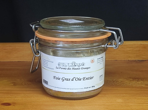 Ferme des Hautes Granges - Foie gras d'Oie entier 180gr