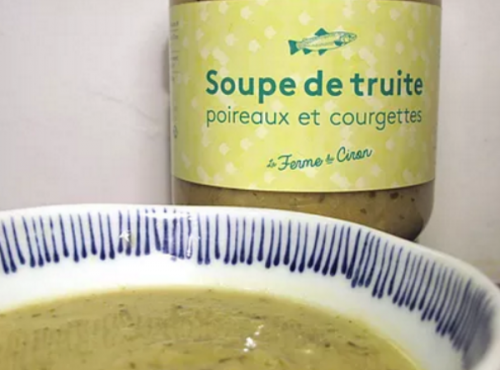 Pisciculture du Ciron - Soupe De Truite Poireaux Courgettes