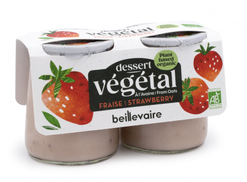 BEILLEVAIRE - Dessert Brassé Végétal - Fraise