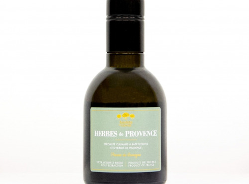 Moulin à huile Bastide du Laval - Huile d'olive aux Herbes de Provence 25cl bouteille