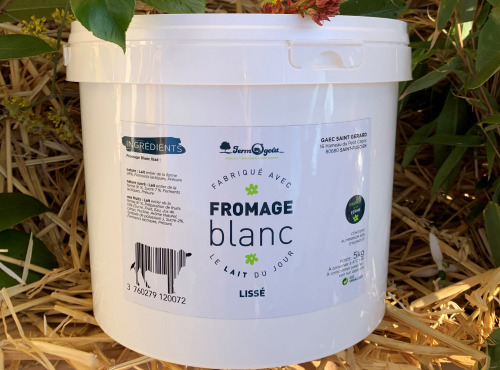 FermOgout - Fromage blanc nature lissé - 3kg