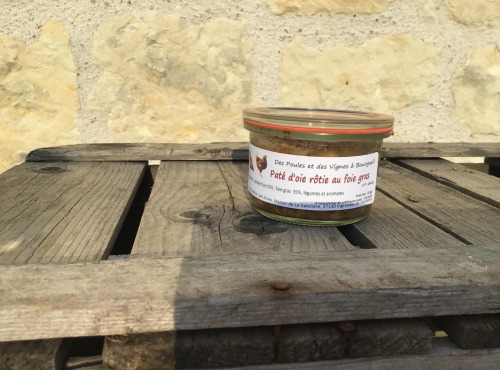 Des Poules et des Vignes à Bourgueil - Paté d'oie rôtie au foie gras