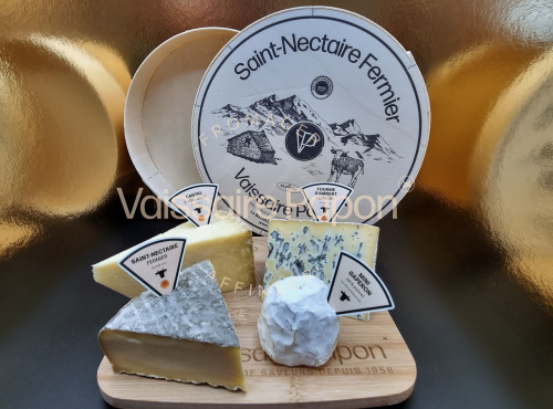 Vaissaire Papon Affineur - Fromager - Boîte à fromages fermiers - Découverte Auvergne Sancy_2 pers.