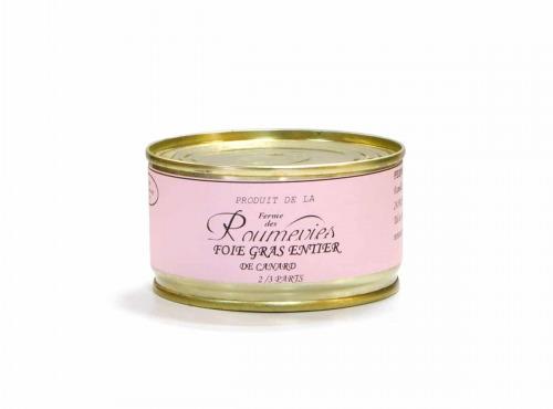 La Ferme des Roumevies - Foie gras entier 190 g boîte
