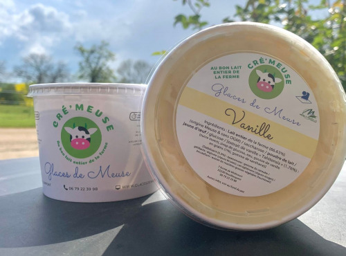 Glaces de Meuse - Crème Glacée Vanille 360g