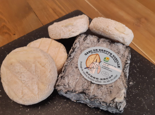 Gaec de Brette Vieille - Lot découverte n°2 - 4 fromages affinés et  1 cendré
