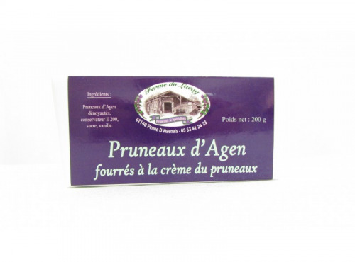 Ferme du Lacay - Pruneaux D'agen Fourrés À La Crème De Pruneaux - 200g