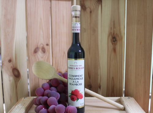 Vinaigre à la Pulpe de Framboise - Domaine des Terres Rouges 