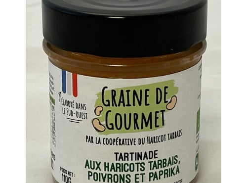 Mamy Suzanne Occitanie - Tartinade BIO - Haricots tarbais, poivrons et paprika 110 g