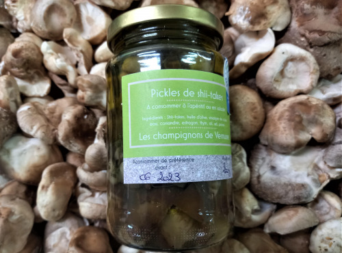 Les champignons de Vernusse - Pickles de shiitakes - 200g
