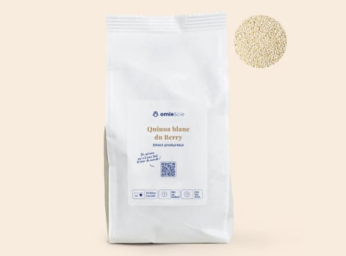 Omie - DESTOCKAGE - Quinoa blanc du Berry - 500 g