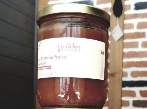 Loc in Boc : du local en bocal - Compotée Pomm’ fraises 450g