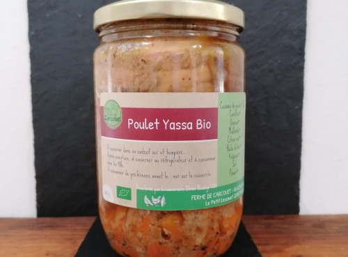 Ferme de Carcouet - Cuisses de Poulet Yassa bio - 600 g