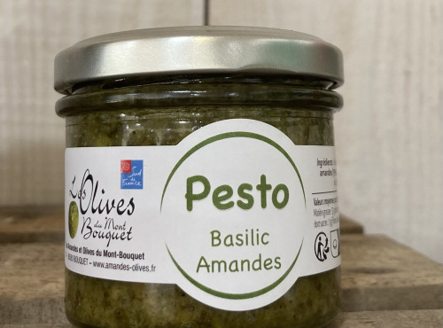Les amandes et olives du Mont Bouquet - Pesto vert aux amandes