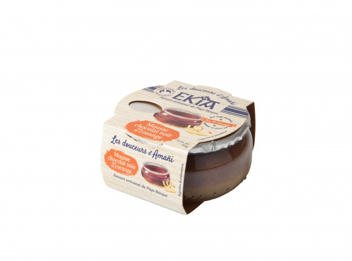 Bastidarra - Ekia - Mousse au chocolat noir sur lit d'orange X8 pots