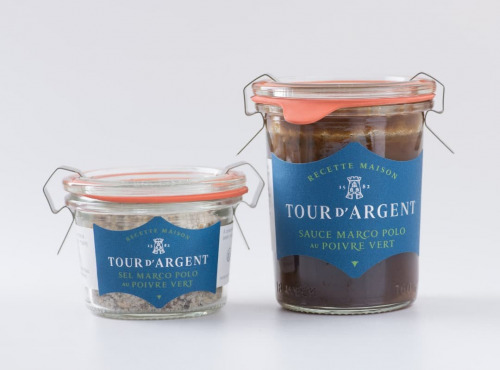 La Petite Epicerie de la Tour d'Argent - Duo sel & sauce Marco Polo au poivre vert Tour d'Argent