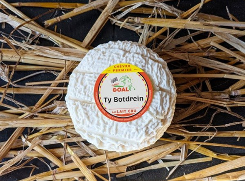 Fromagerie Saint Goal - Ty Botdrein - palet de chèvre demi-sec - 110 g