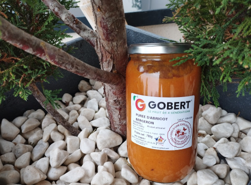 Gobert, l'abricot de 4 générations - Purée d'abricots 780g