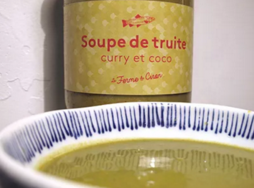 Pisciculture du Ciron - Soupe De Truite Curry Coco
