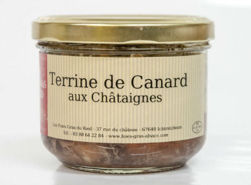Les foies gras du Ried - Terrine De Canard Aux Châtaignes