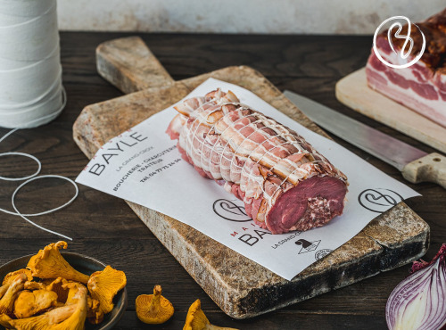 Maison BAYLE - Champions du Monde de boucherie 2016 - Rôti de veau aux girolles - 1kg800