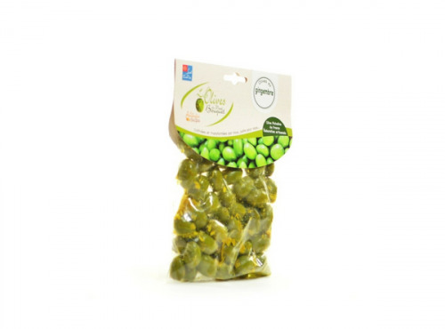 Les amandes et olives du Mont Bouquet - Olives vertes au gingembre 200g