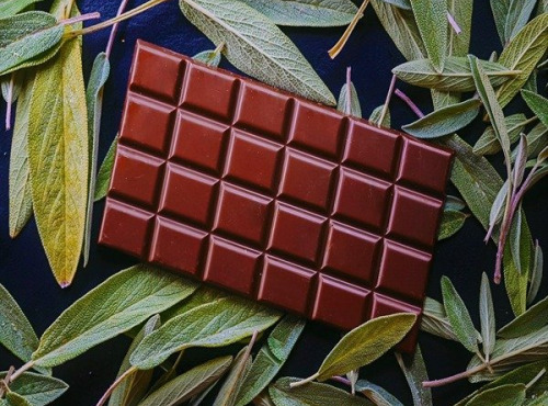 Fleurs de Chocolats - Tablette Enfleurage noir 70% Fleurs de Sauge - 80g