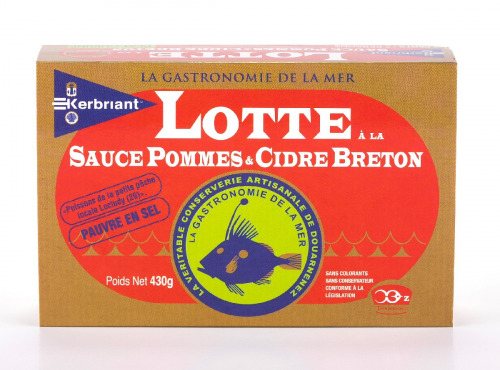 SARL Kerbriant ( Conserverie ) - Lotte à la sauce Pomme et cidre breton - 430g