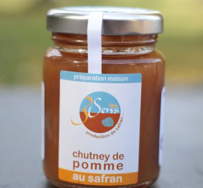 Berry 3 Sens - Chutney De Pomme Au Safran
