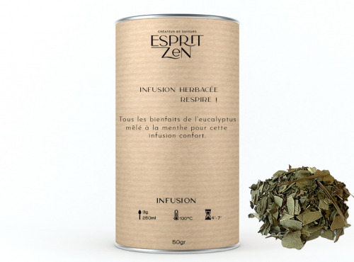 Esprit Zen - Infusion herbacée "Respire !" - Boite 50g