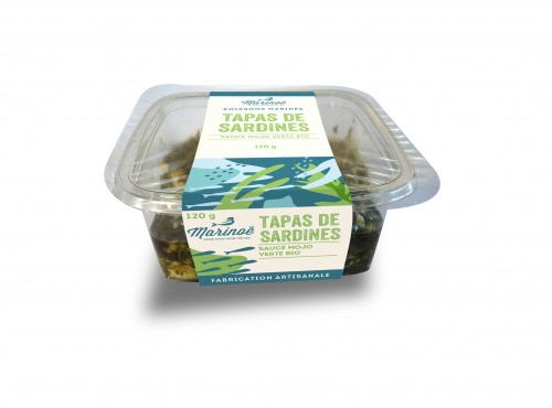 Marinoë - Tapas de sardines sauce mojo verte bio