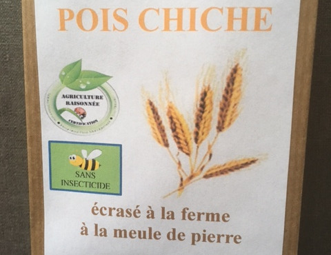 Farine de la Tuilerie - Farine de Pois Chiche - 500 gr