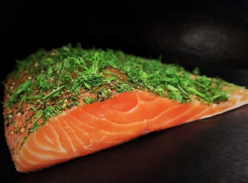 Thierry Salas, fumage artisanal - Filet de saumon gravlax entier 1,7kg