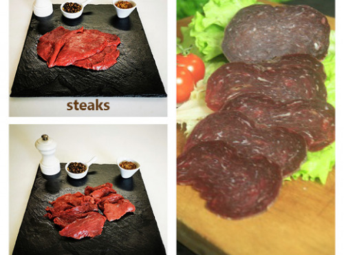 Bisons d'Auvergne - Colis Ete Bison: Steaks, Émincé Et Viande Séchée 100% Bison