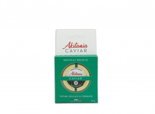 Akitania, Caviar d'Aquitaine - Caviar D'aquitaine Akitania Nouvelle Récolte Coffret 10g