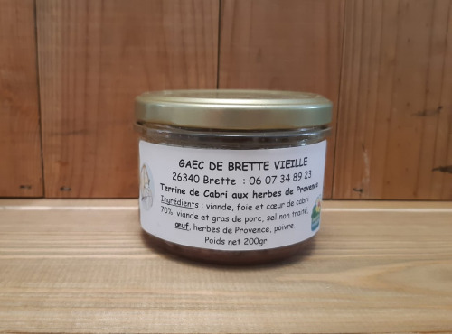 Gaec de Brette Vieille - Terrine de cabri aux herbes de Provence - 200g