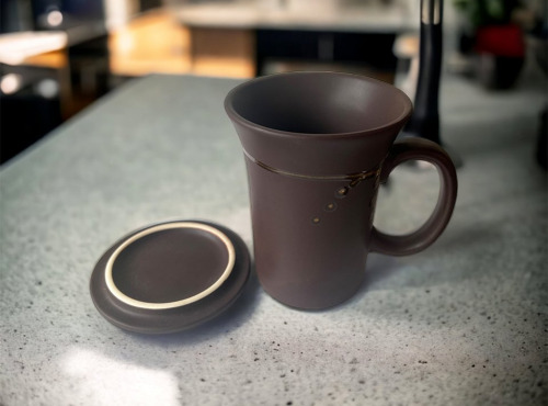 Mug avec couvercle- Élégance - 4 mugs