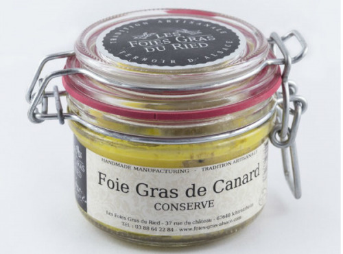 Les foies gras du Ried - Foie Gras de Canard - Conserve 130g
