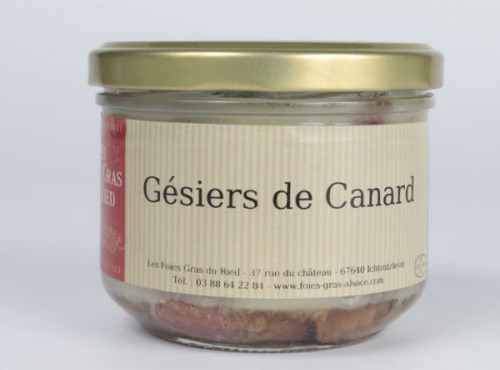 Les foies gras du Ried - Gésier De Canard Confit