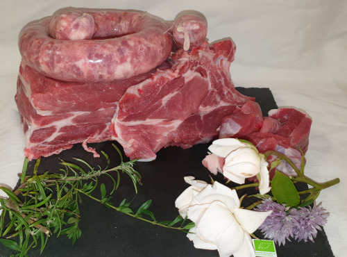 La Ferme du Montet - [SURGELÉ] Colis de Porc Noir Gascon - 10 kg