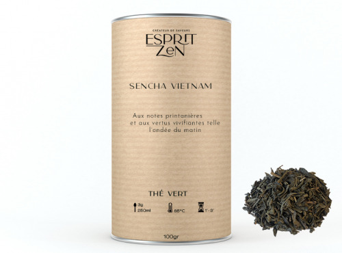 Esprit Zen - Thé Vert "Sencha Vietnam" - nature  - Boite 100g