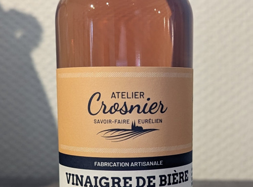 L'Eurélienne - Brasserie de Chandres - Vinaigre de bière L'Eurélienne "original" 20cl - Atelier Crosnier
