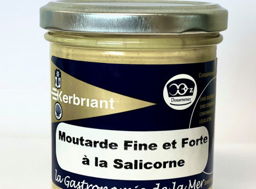 SARL Kerbriant ( Conserverie ) - Moutarde fine et forte à la salicorne - 180g