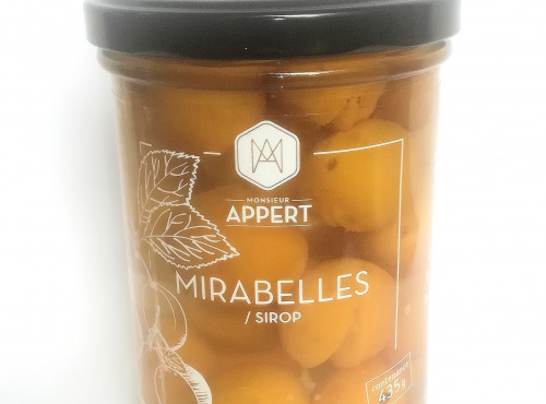 Monsieur Appert - Mirabelles Au Sirop - fruits au sirop