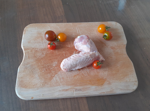 Les Volailles de la Garenne - Ailes de poulet fermier Label Rouge natures 1kg