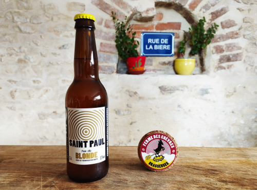 Ferme des Chèvres Brasseuses - Bière SAINT PAUL Blonde - Pale Ale - Bouteille 33cl