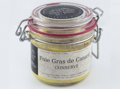 Les foies gras du Ried - Foie Gras de Canard - Conserve 180g