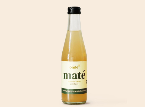 Omie - DESTOCKAGE - Maté pétillant pomme citron - 25 cl