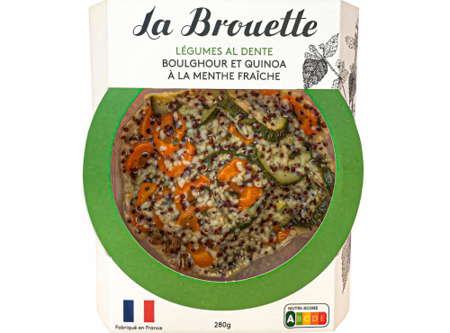 La Brouette - Pour 1 Pers. - Légumes al dente, boulghour et quinoa à la menthe fraîche - Convient aux végétariens